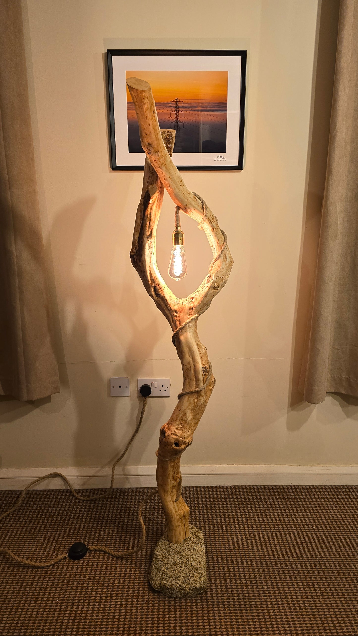 Driftwood Floor Lamp